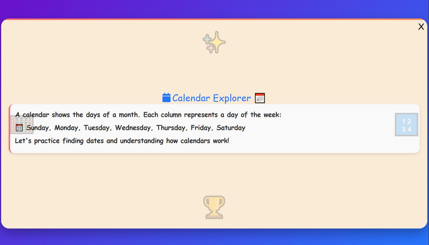 Calendar Explorer