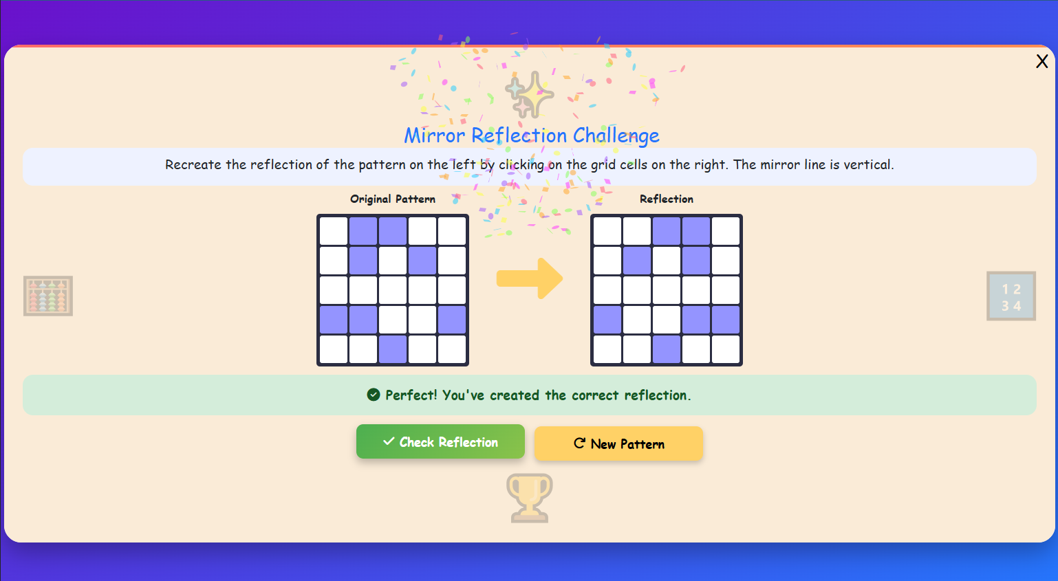Mirror Reflection Challenge