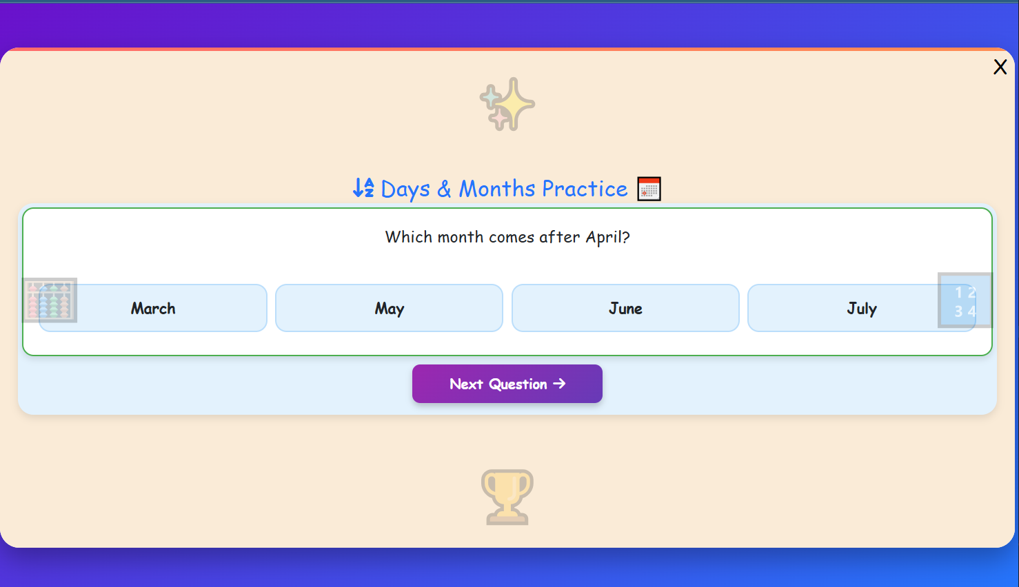 Days & Months Practice
