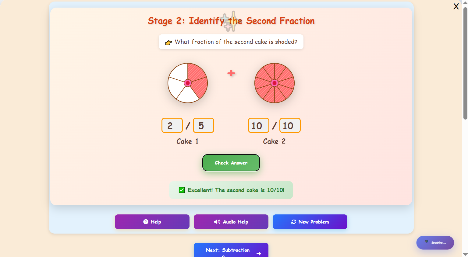 Addition & Subtraction of Fractions Intro
