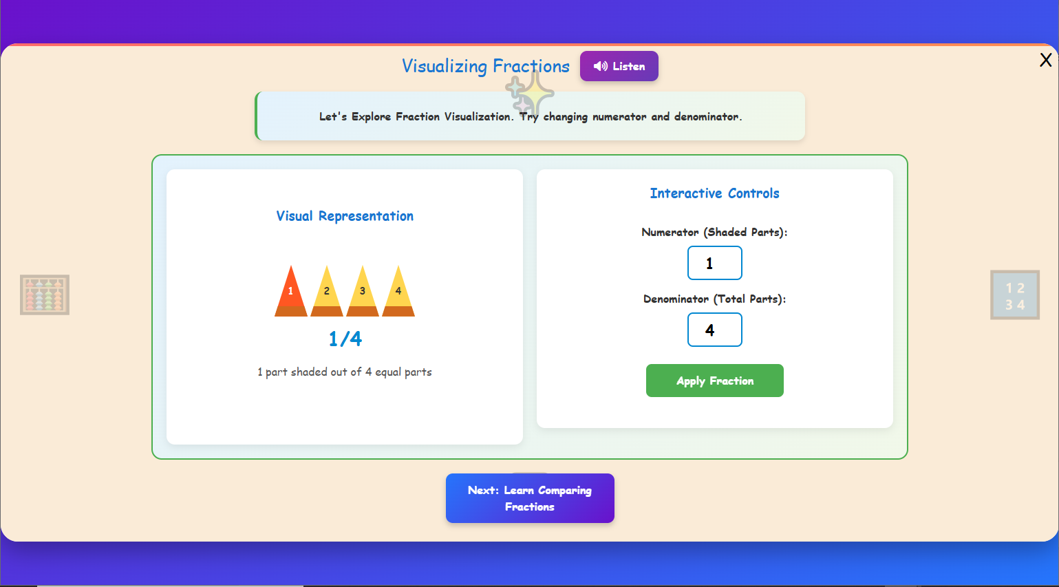 Visualizing Fractions