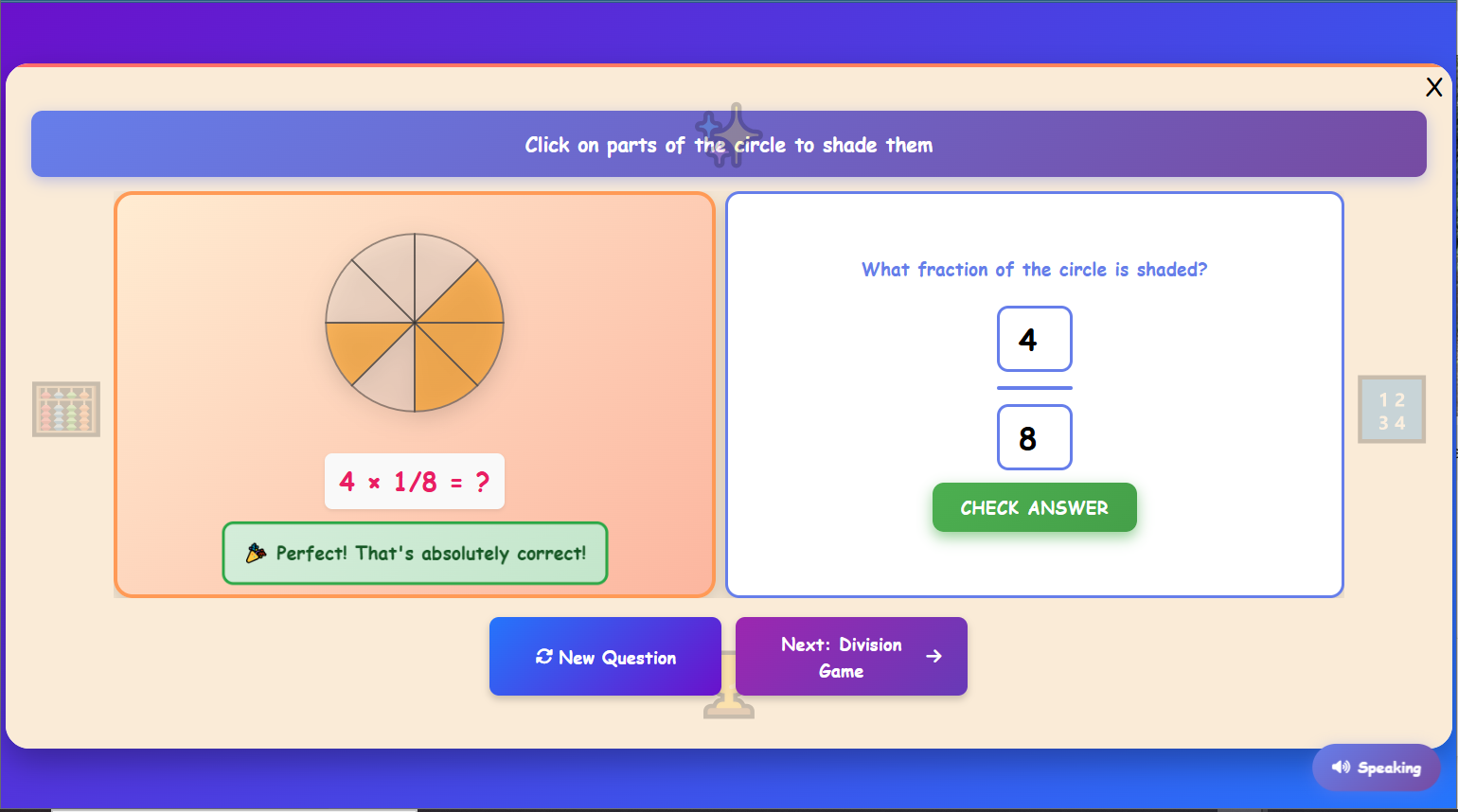 Division of Fractions Intro