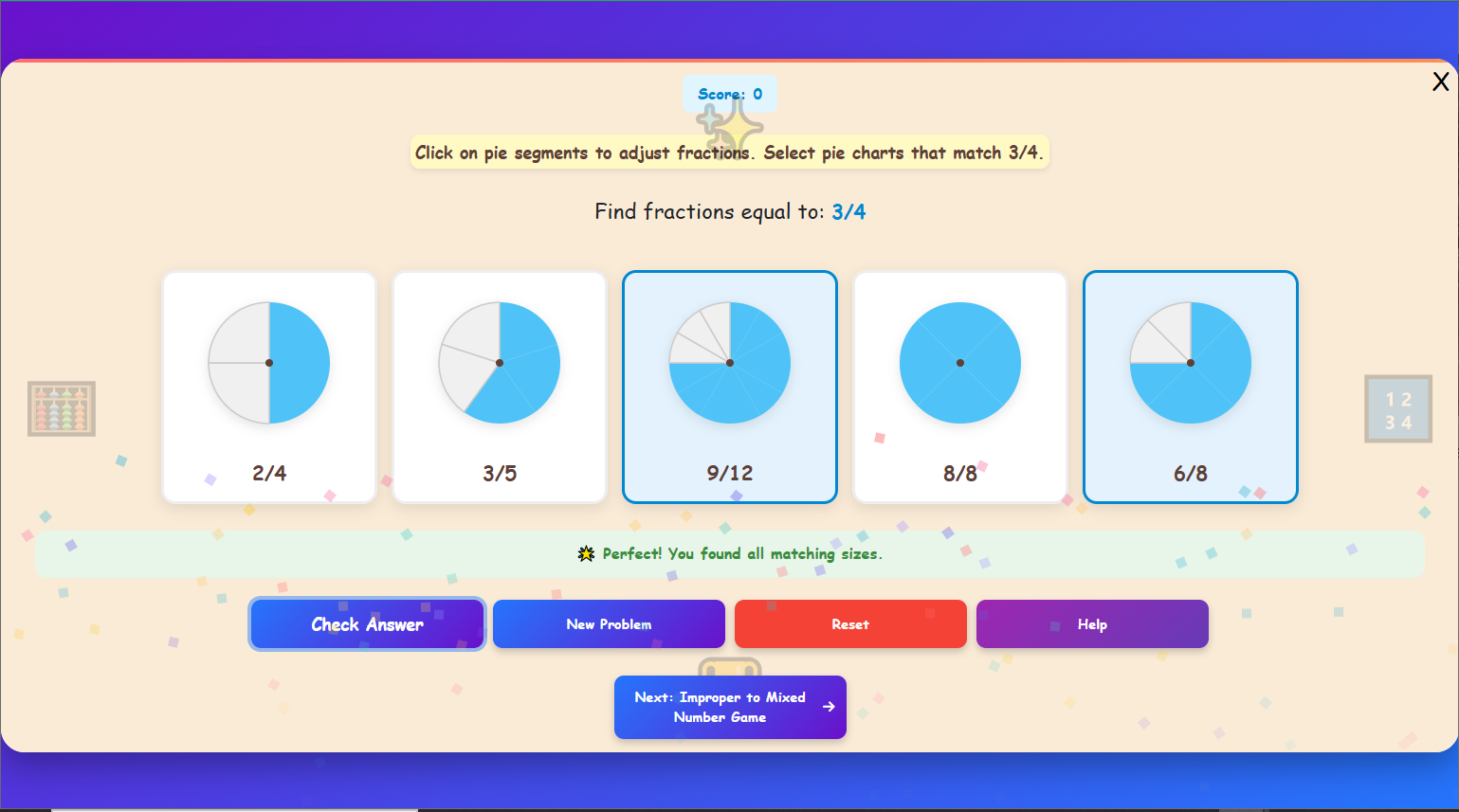 Equivalent Fractions Theory