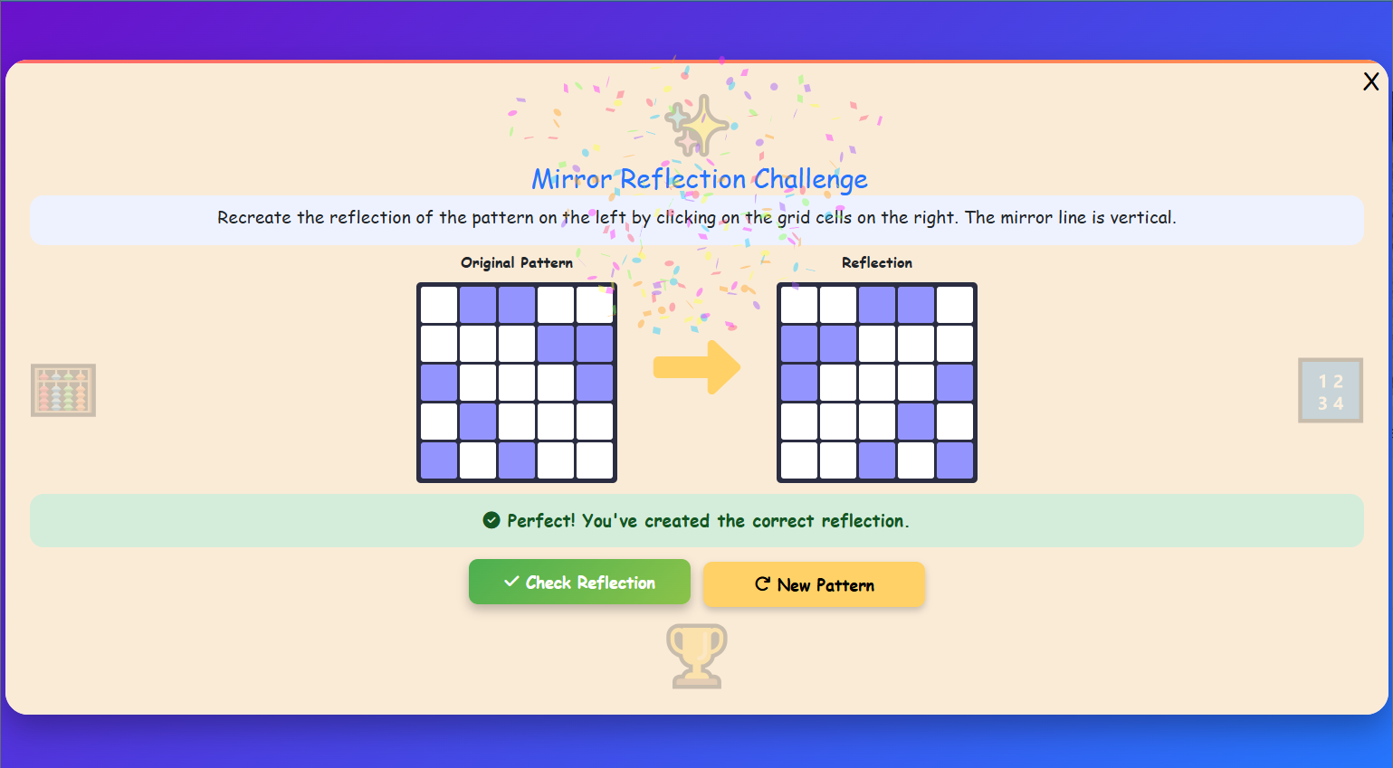 Mirror Reflection Challenge
