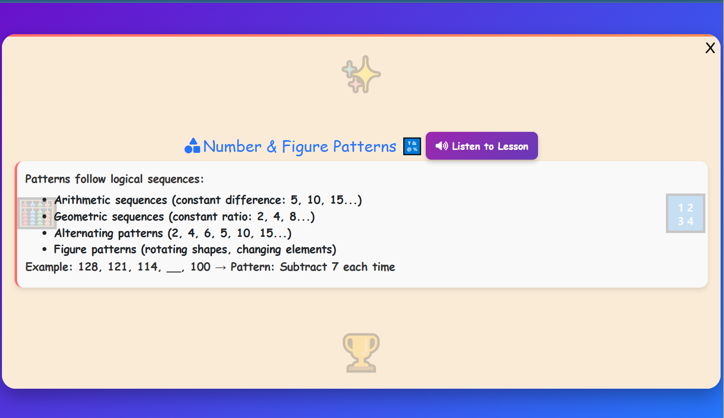 Number & Figure Patterns