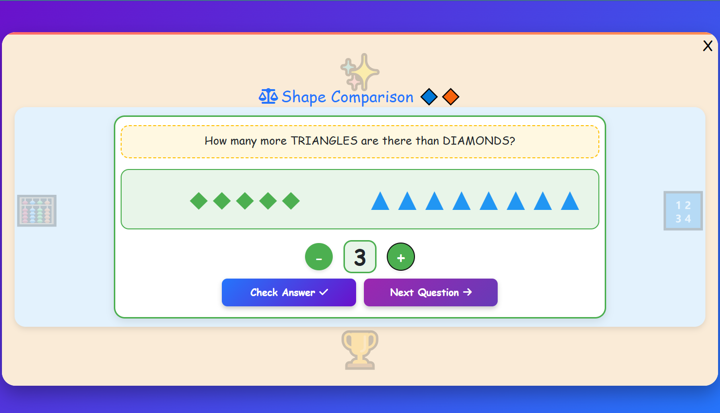 Shape Comparison Practice