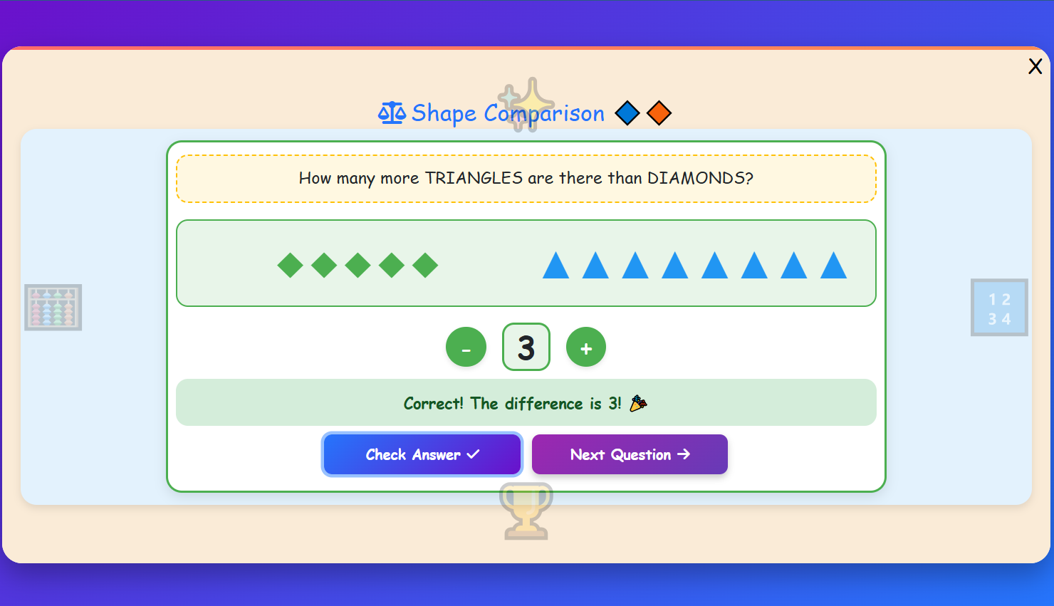 Shape Comparison Practice