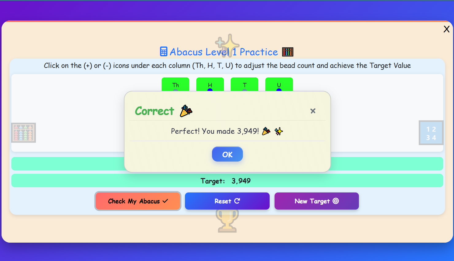 Abacus Level 1 Practice